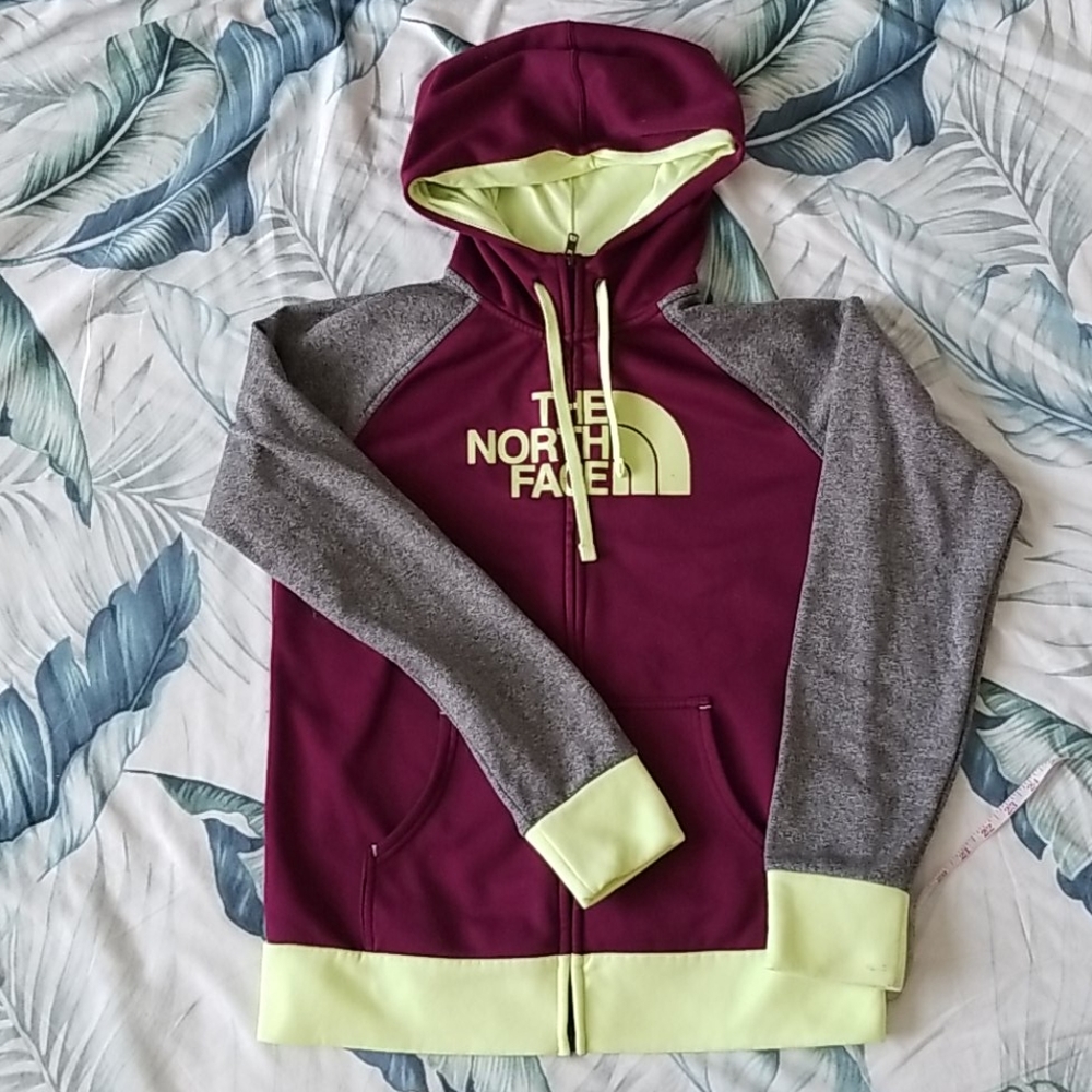 North Face zip up hoodie size medium